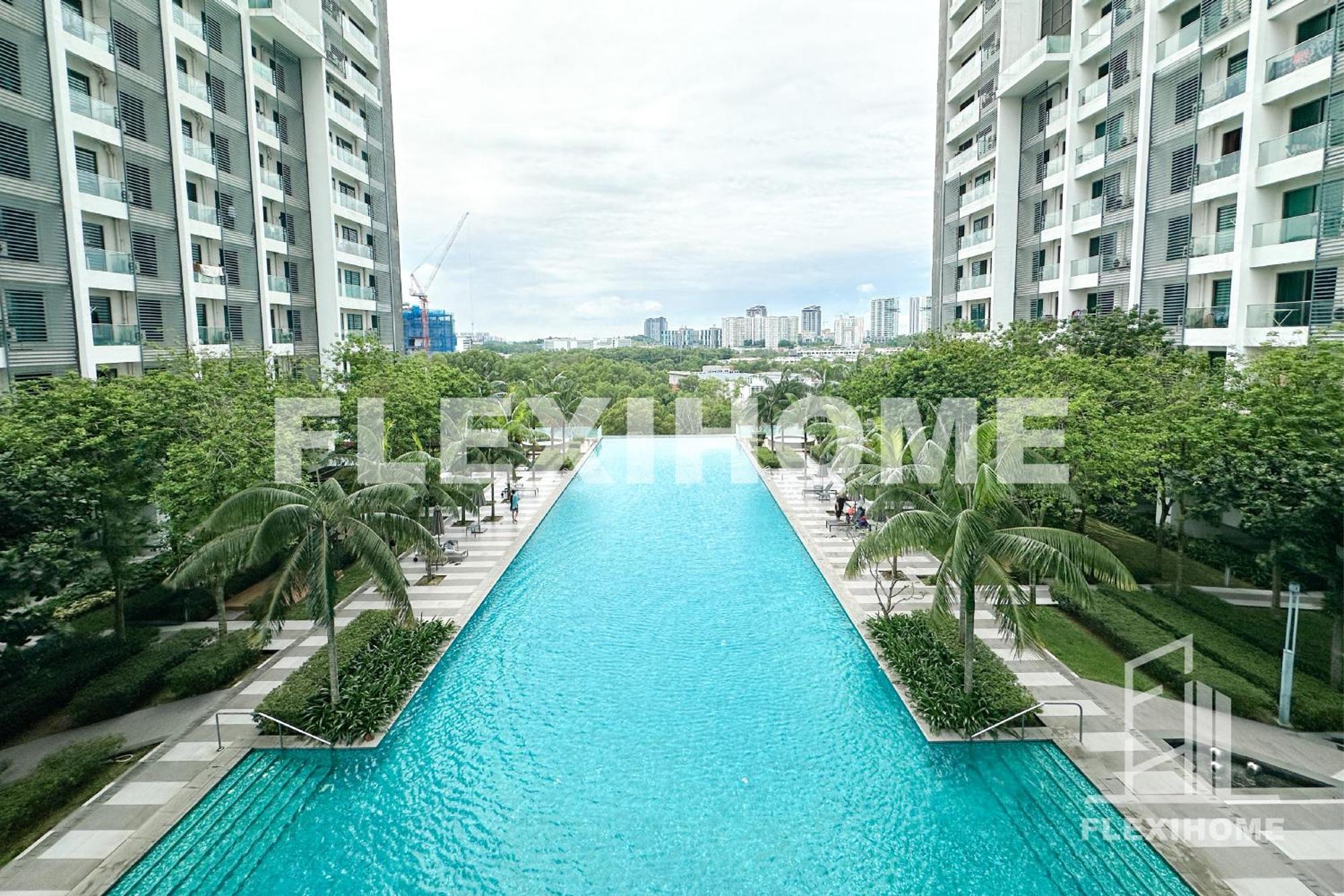 Apartment Colour-theme Designed, Private Home, Cybersquare 27b Cyberjaya, Flexihome-my
